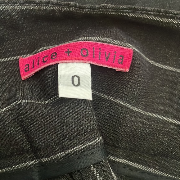 Alice + Olivia Pinstripe Trousers - Picture 3 of 3
